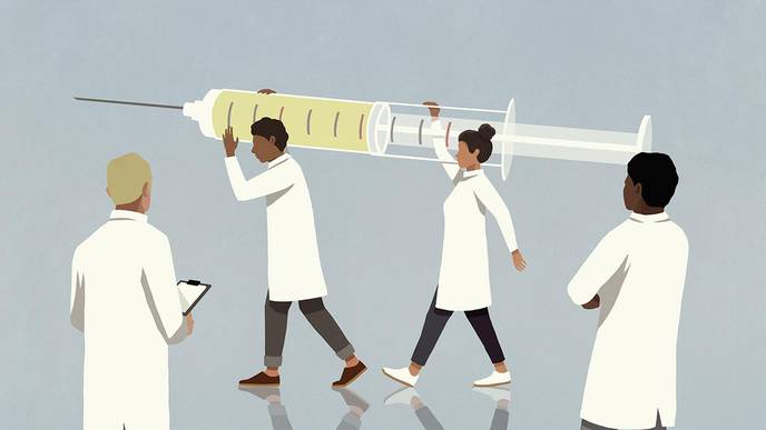 Hospitals Scramble to Prioritize Which Workers Are First for COVID Shots